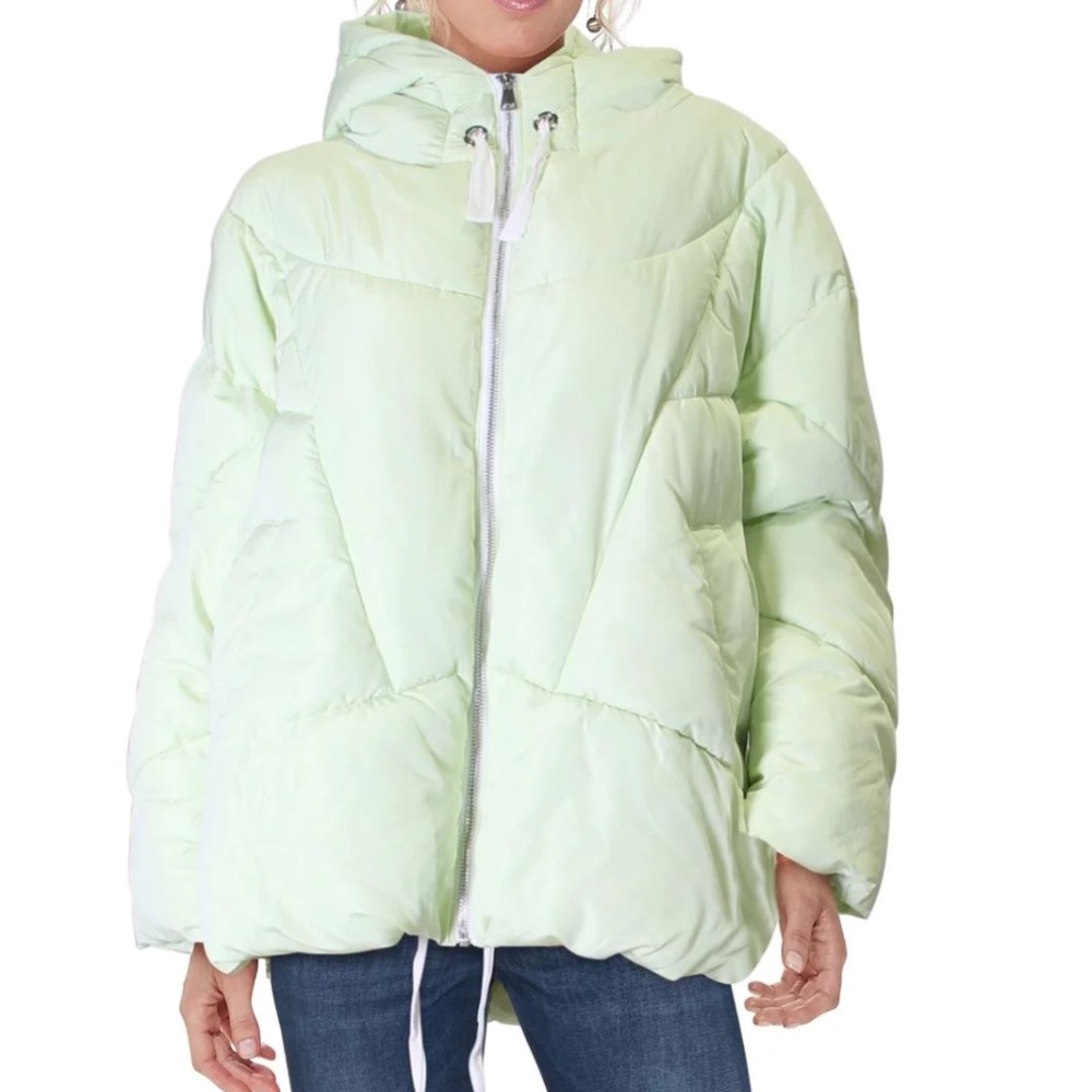 Free People Hooded Puffer Hailey Jacket - Picture 9 of 11